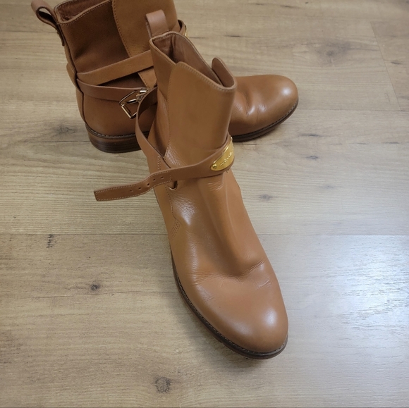 Michael Kors Arley Leather Ankle Boots - Picture 15 of 15